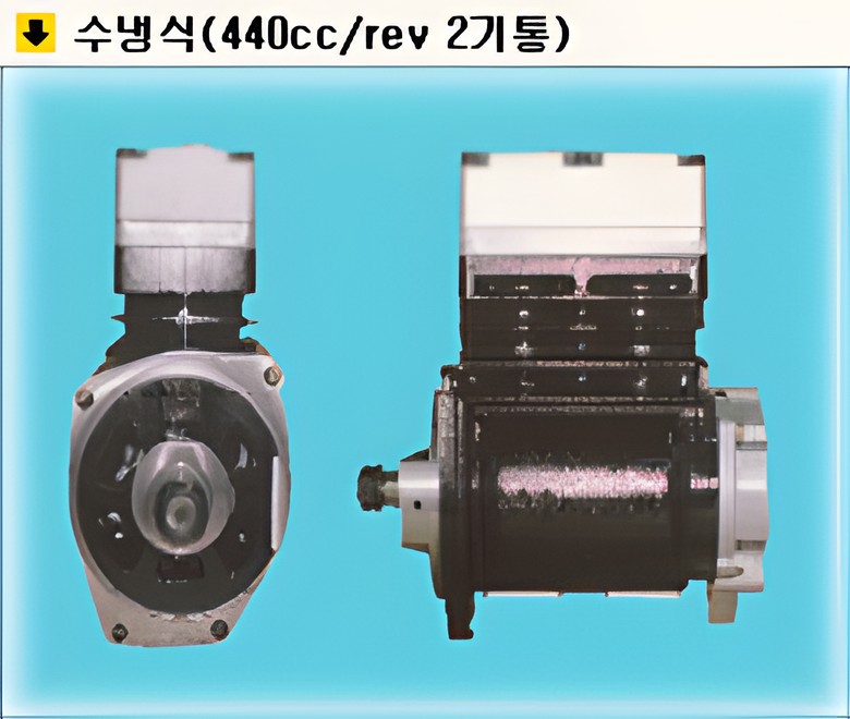 Flange Mounting Water Cooling (440cc/rev, 2 cylinder type)